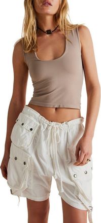 Free People Clean Lines Seamless Muscle Fit Camisole in Etherea at Nordstrom, Size X-Small