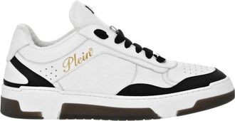 Philipp Plein Low-Top Sneakers Nappa Suede - unisex - Sneakers - Zwart - 41 EU - Leer - Schoenen