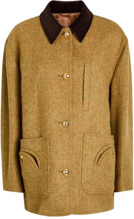 Blazé Milano Clelia Brushed Wool Jacket - Green - 00 (UK4 / Xxs)