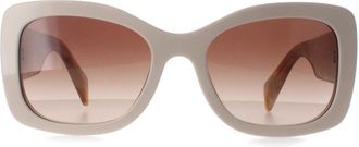 Prada Oval Desert Brown Gradient PRA08S