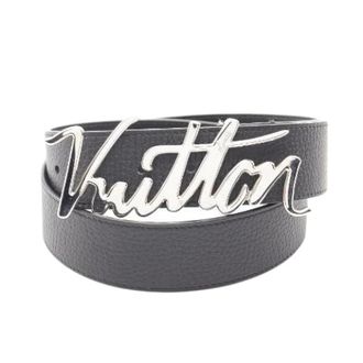 Louis Vuitton Pre-owned Belts, male, Black, Size: ONE SIZE Pre-owned Autographe Leather Belt