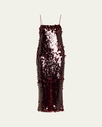 Retrof&ecirc;te Alana Sequined Midi Dress