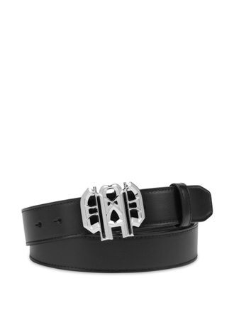 Philipp Plein Gothic Plein belt - men - Calf Leather/Calf Leather - 95 - Black