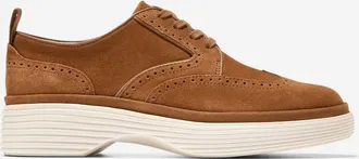 Cole Haan Womens Øriginal Grand City Platform Wingtip Oxford Shoes - Brown Size 5.5