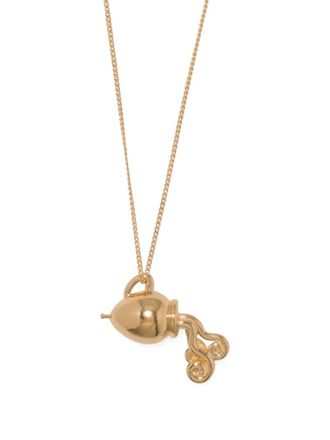 Completedworks Zodiac Balloon - Aquarius necklace - women - 14k Gold Plated Brass - One Size