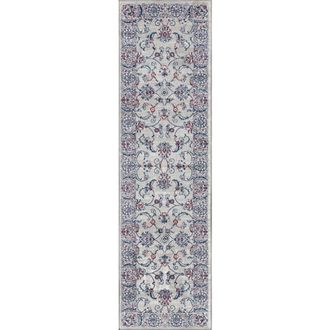 Jonathan Y Designs Modern Persian Vintage Area Rug in Light Gray/red at Nordstrom, Size 5Ft 0In X 8Ft 0In