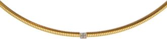 Meshmerise 18K Over Silver 0.04 Ct. Tw. Lab-Grown Diamond Necklace