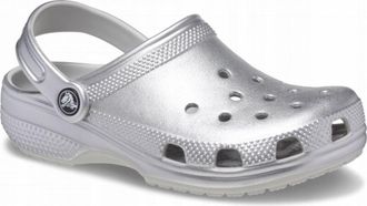 OEM Crocs Classic Metallic Clog T 209198 C7 I Eu 2324 Plata Metalizado