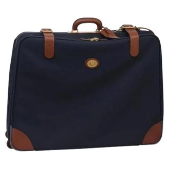 Burberry Pre-owned Weekend Bags, female, Blue, Size: ONE SIZE Pre-owned Boston Bag