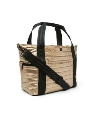 Think Royln Jetset Wingman Tote Bag In Pearl Cashmere