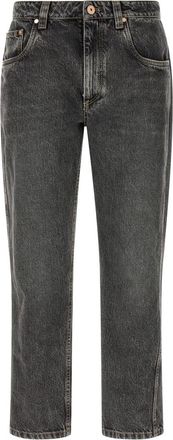 Brunello Cucinelli Mujer, Vaqueros, Gris, Talla: M
