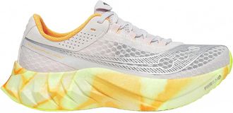 Saucony Womens Endorphin Pro 4 Shoes In White/yellow/orange