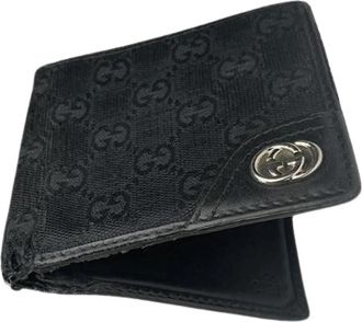 Gucci Pre-owned GG Blooms Card Holder - Dames - Vintage Accessoires - Zwart - ONE Size - Leer - Vintage