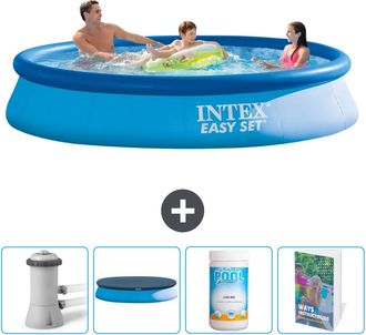 Intex Piscina Easy Set Redonda - 366x76 Cm - 7-piezas Scb100