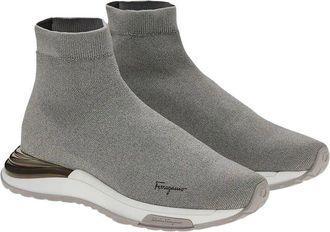 Ferragamo Logo Leather Sneaker