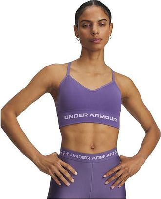 Under Armour Vanish Seamless Low Bra Womens Bra Purple Luxe/Purple Crest : LG (US 12-14), Polyester
