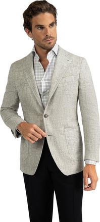 Corneliani Glencheck jasje van wol en alpaca