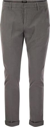 Dondup Gaubert Slim-Fit Chinos - Heren - Chinos - Grijs - W40 - Katoen - Broeken