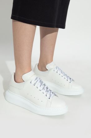 Alexander McQueen Sports Shoes With Logo, Womens, Cream