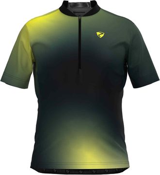 Ziener Radtrikot ZIENER NEMIC-Z, Herren, Gr. 48, schwarz (schwarz.bitter lemon), Obermaterial: 100% Polyester; Obermaterial 2: 90% Polyester, 10% Elasthan, T