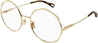Chloé Ch0185o004 Gold Gold Transparent