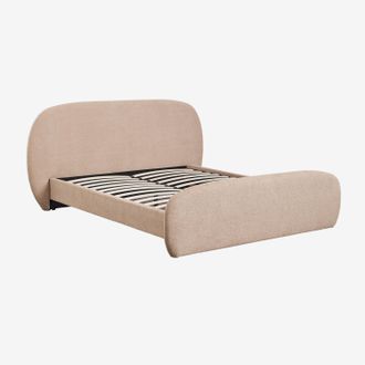 Sklum Cama En Tela Boucl&eacute; Brunel Sklum 160 X 200 Cm