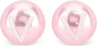 VTMNTS logo metallic earrings - men - Brass - One Size - Silver