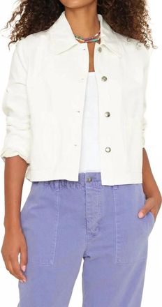 Xirena Jasper Denim Jacket In White