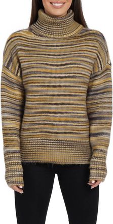 Love Token Sharon Turtleneck Sweater In Camel