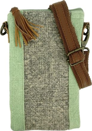 Vintage Addiction Crossbody Bag in Grey/Sea Green at Nordstrom Rack