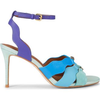 Kurt Geiger Sun Wave Ankle Strap Sandal in Open Blue at Nordstrom, Size 6.5Us