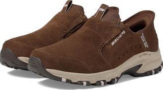 Skechers Hillcrest - Sunapee Hands Free Slip-Ins Womens Shoes Brown : 5.5 B - Medium, Suede