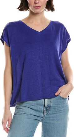 Eileen Fisher Eileen Fisher V-Neck Square Linen T-Shirt