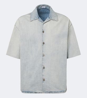 Loewe Anagram denim bowling shirt