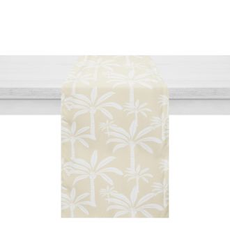 KASANOVA Runner da esterno 40x130 cm palme beige