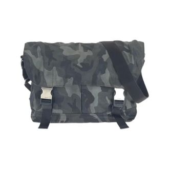 Prada Pre-owned Cross Body Bags, male, Black, Size: ONE SIZE Pre-owned Tessuto Nylon Shoulder Bag