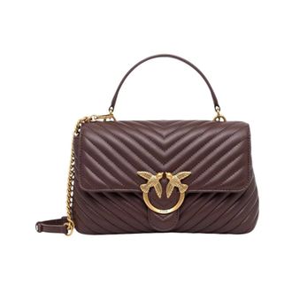 Pinko Handbags, female, Brown, ONE SIZE, Classic Lady Love Bag Puff