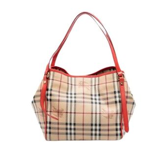 Burberry Pre-owned Shoulder Bags, female, Beige, Size: ONE SIZE Pre-owned Canterbury Tote Bag