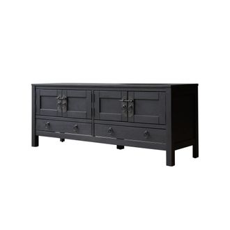 Tikamoon Mueble para TV de pino macizo de 140 cm