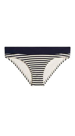 Carve Designs Womens Stinson Bikini Bottom In Navy Stripe