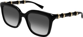 Gucci Grey Square Ladies Sunglasses GG2058S 001 52
