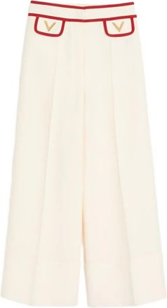 Valentino Garavani Pantaloni in Crepe Couture - Toni neutri