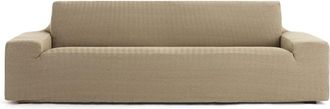 Eysa Funda de sofá 5 plazas bielástica beige 250 - 330 cm