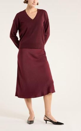 Nordstrom Rack V-Neck Pullover Sweater in Burgundy Tannin at Nordstrom Rack, Size Xx-Large