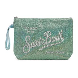 MC2 Saint Barth Clutches, female, Green, Size: ONE SIZE Aline Lurex Pochette