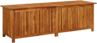vidaXL Vidaxl - Caja De Almacenaje De Jard&iacute;n Madera Maciza Acacia 175x50x58 Cm