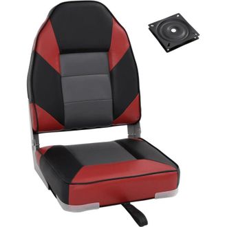 vidaXL Set De Asientos Plegables Para Barco 2 Uds Con Respaldo Alto Vidaxl