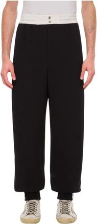 Alexander McQueen Hombre, Pantalones, Negro, Talla: M