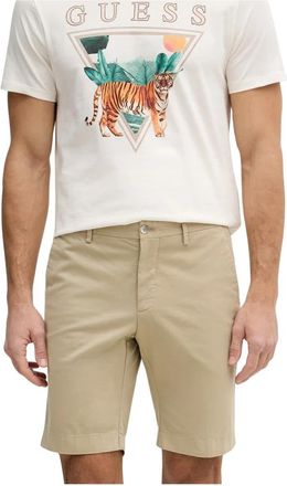 Hackett Kensington Chino Short - Heren - Korte Broeken - Beige - W32 - Katoen - Korte Broeken