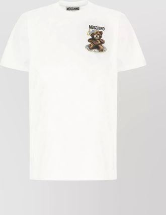 Moschino graphic print crew neck short sleeve t-shirt